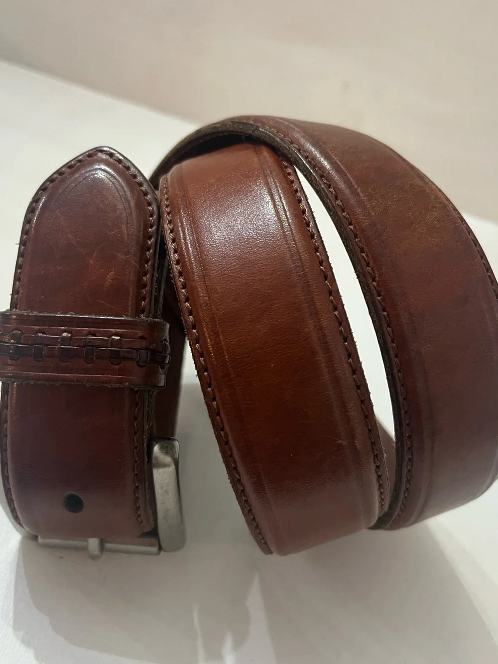 Coach Men's Leather Belt Size 38 Style 5927